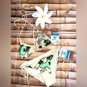 Heather Brown Island Hopper Kauai Maui Hawaii Swim Suit Bikini